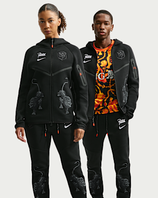 Netherlands x Patta Men's Tech Fleece Full-Zip Windrunner Hoodie